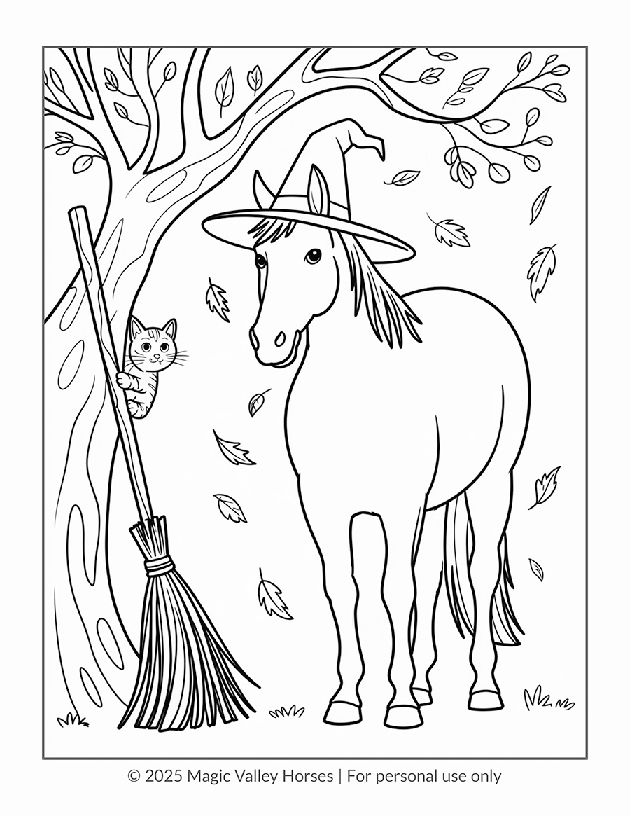Halloween Horses sample page 2