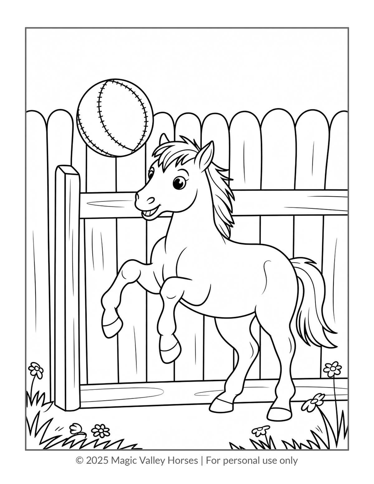 Happy Horses sample page 1