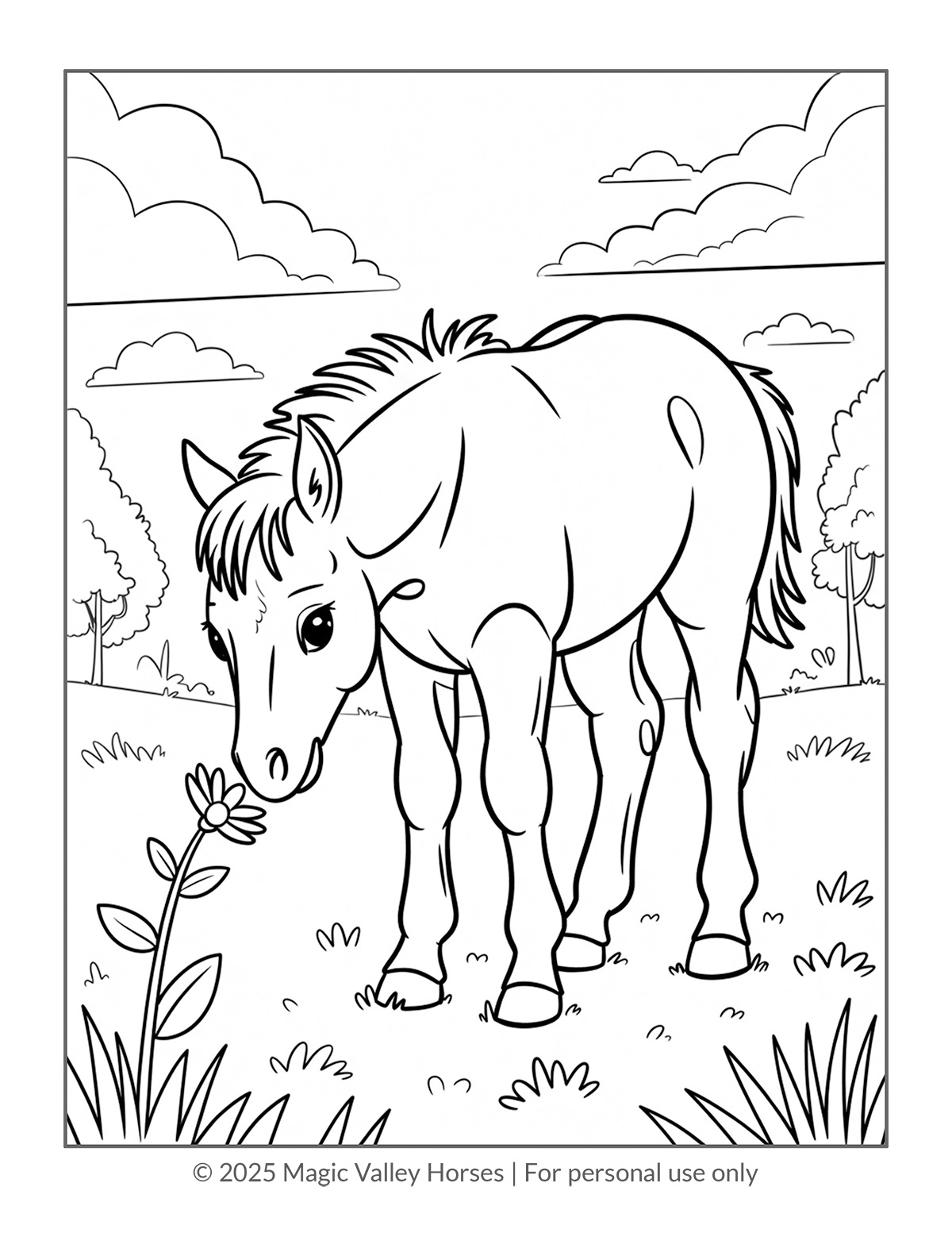 Happy Horses sample page 2