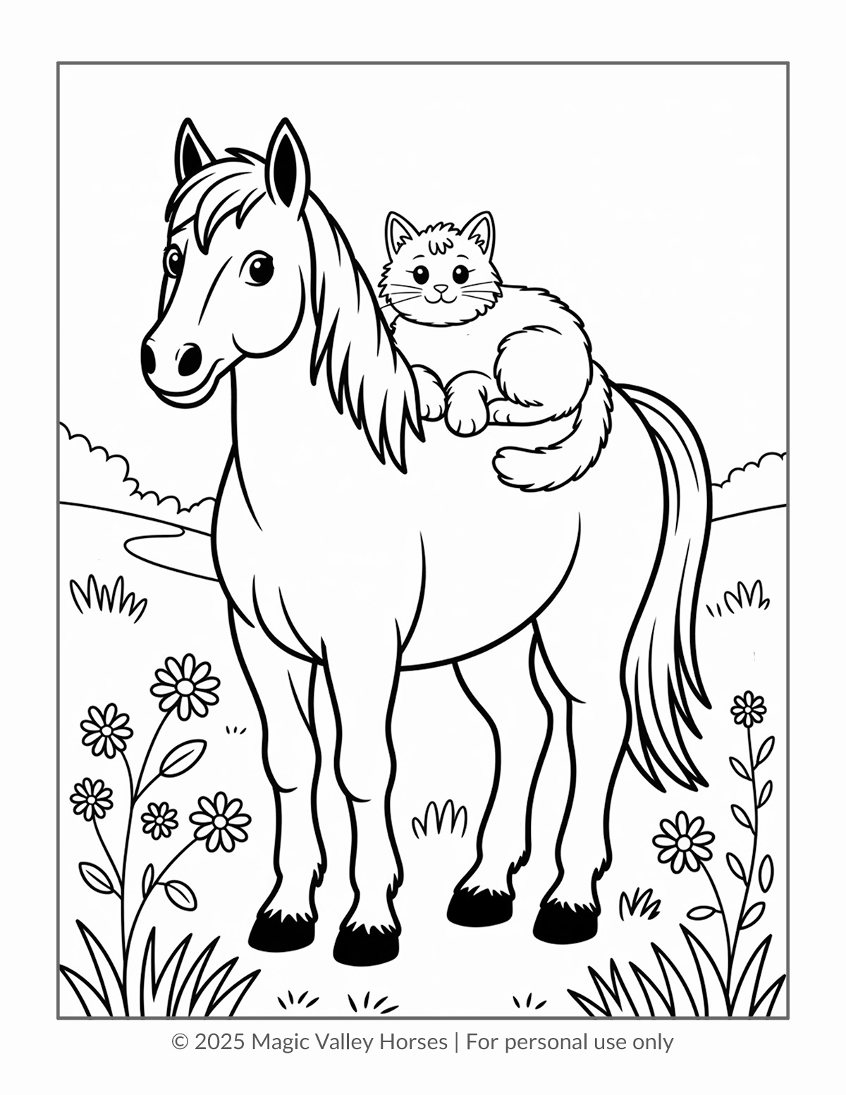 Horses and Friends sample page 2