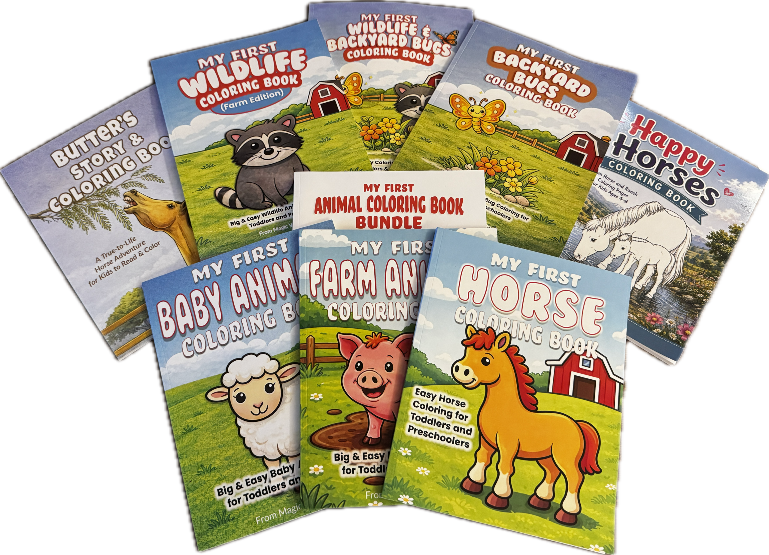 Magic Valley Horses coloring books and children's books