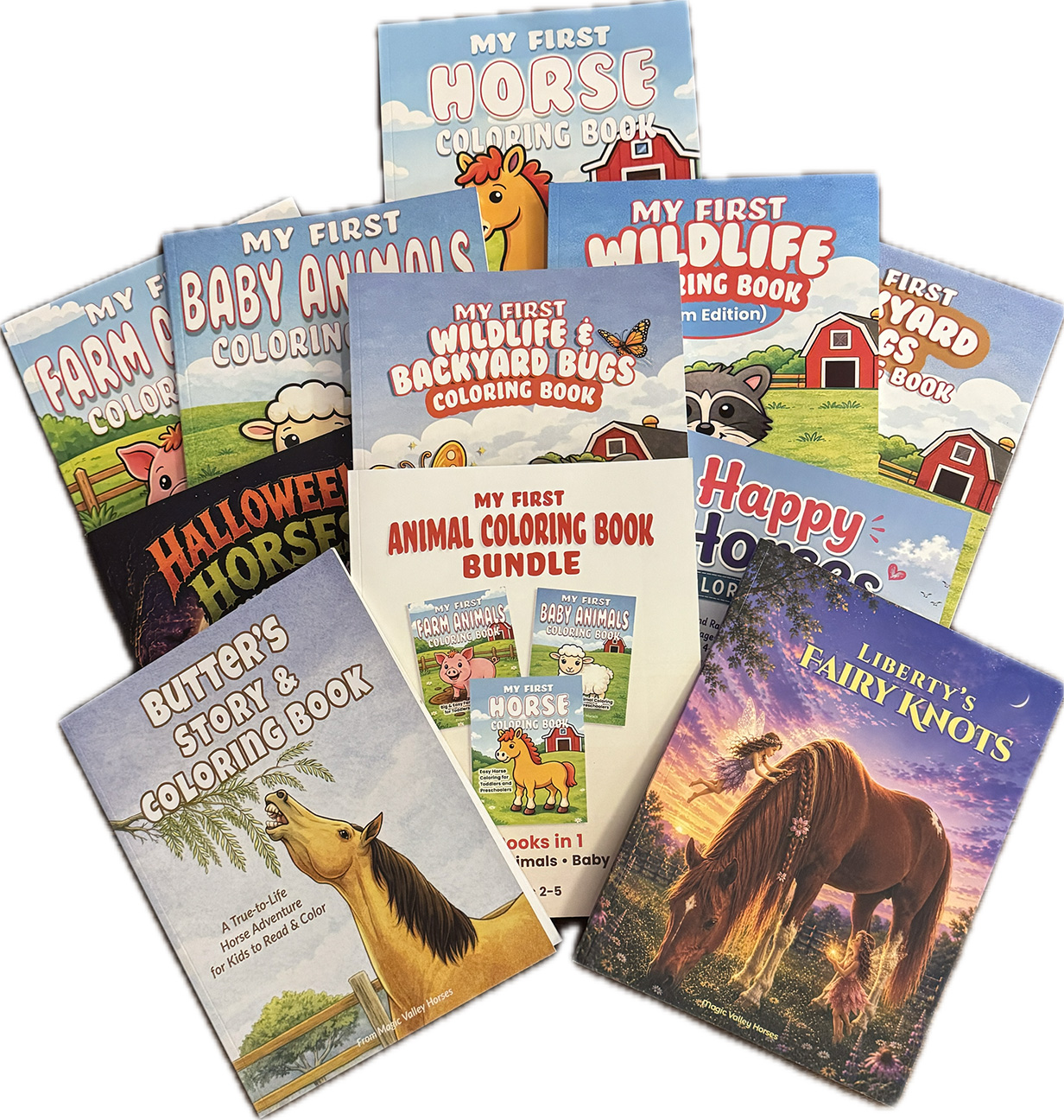 Magic Valley Horses coloring books and children's books